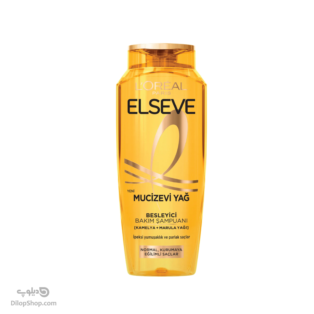 شامپو موهای خشک و آسیب دیده لورال مدل 6 Mucizevi Yag حجم 300 میل ا Loreal Elseve 6mucizevi yag