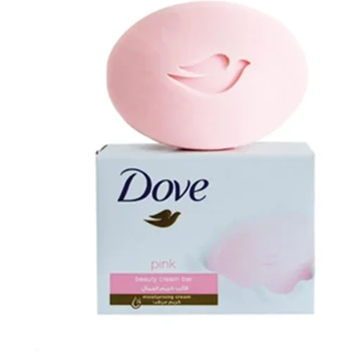 صابون داو صورتی Dove Pink با رایحه گل رز مقدار 100 گرم ا Dove Pink Rose Cream Soap 100gr