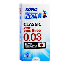 کاندوم فوق العاده نازک 0.03 کدکس مدل 30 میکرون تاریخ انقضاء 2030