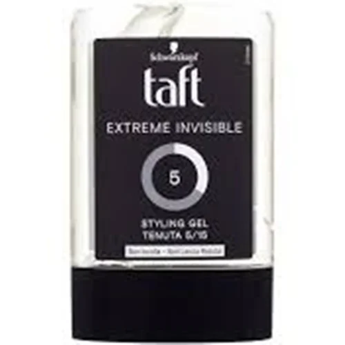 ژل مو تافت Taft مدل EXTREME INVISIBLE بی رنگ شماره ۵ حجم ۳۰۰ میل لیتر