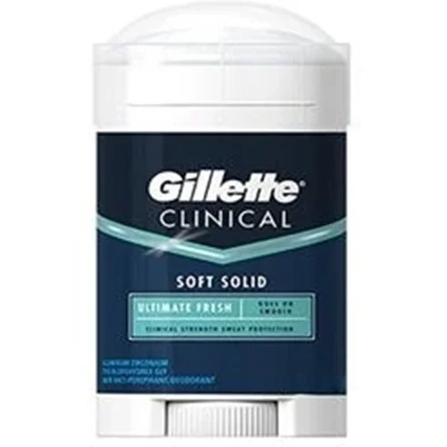 مام دئودورانت کلینیکال ژیلت مدل Ultimate fresh ا Gillette Clinical Soft Solid Ultimate Fresh 45g
