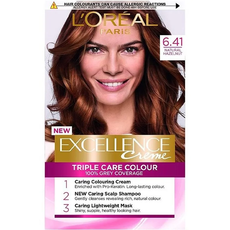 رنگ مو لورال مدل  Excellence شماره 6.41