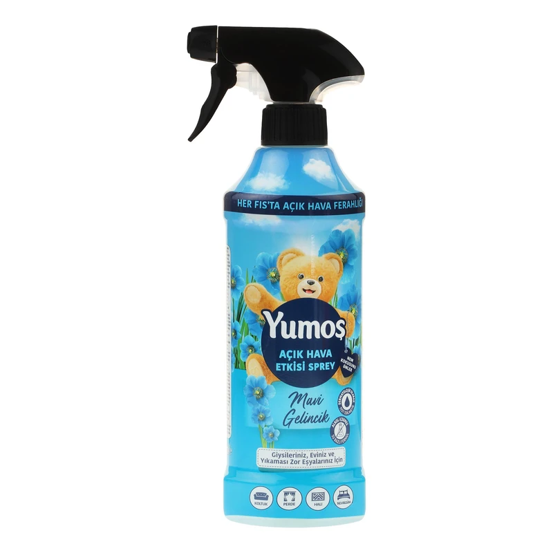 اسپری خوشبوکننده هوا یوموش مدل 003 رایحه شقایق آبی حجم 430 میلی‌لیتر