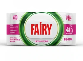 دستمال مرطوب فیری با رایحه لیلیوم بسته ۱۰۰ عددی